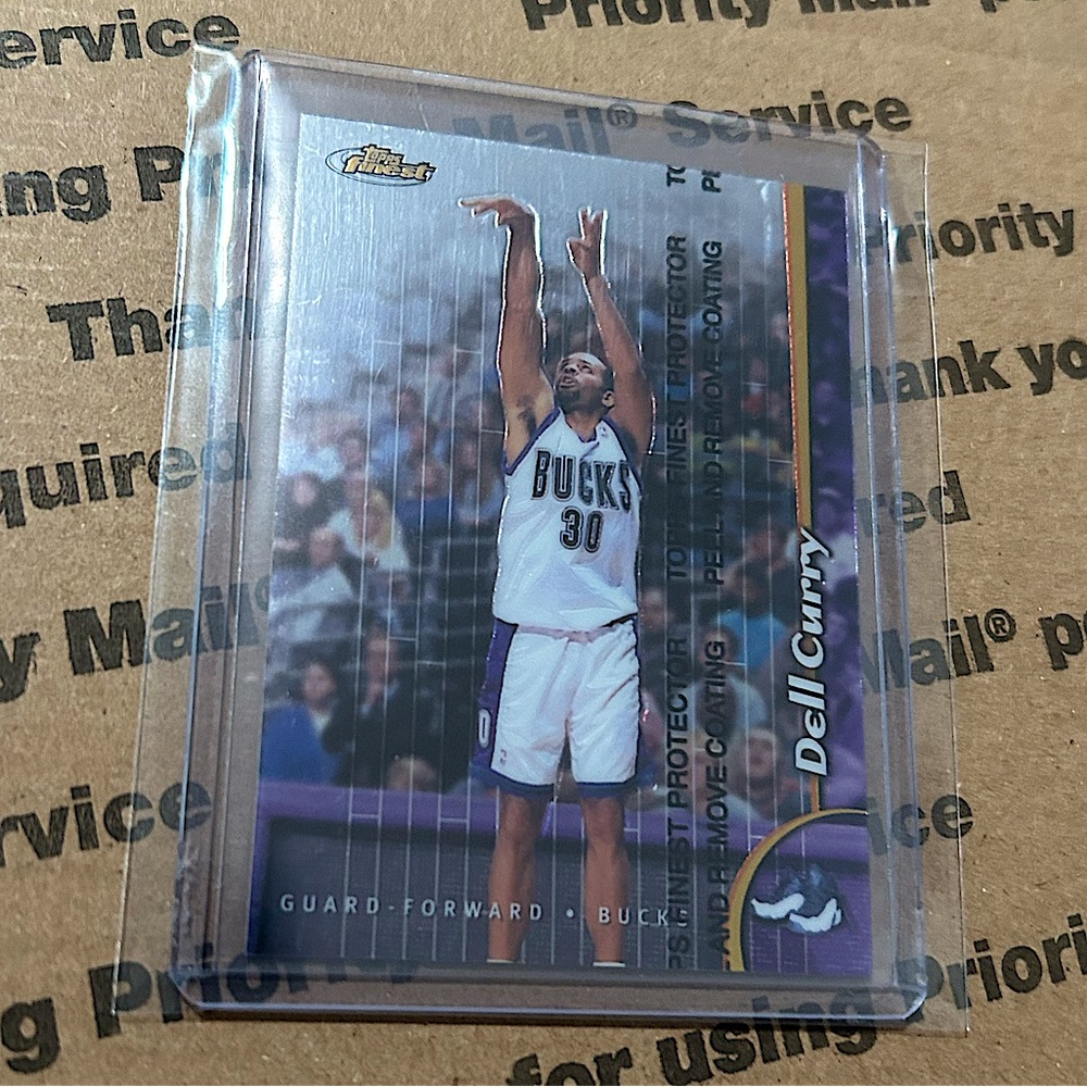 Dell Curry β99 Topps Finest Card
